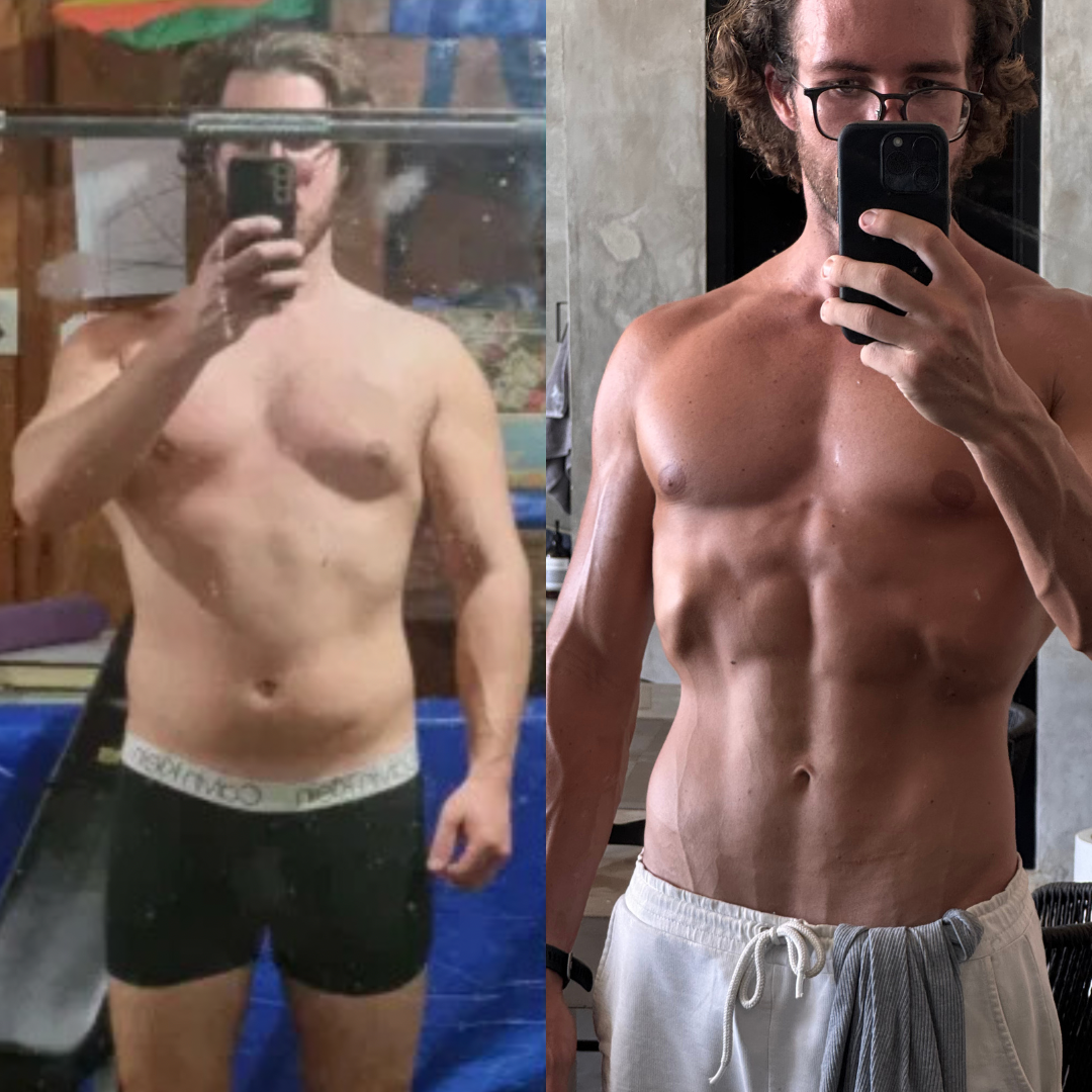Ben before and after transformation