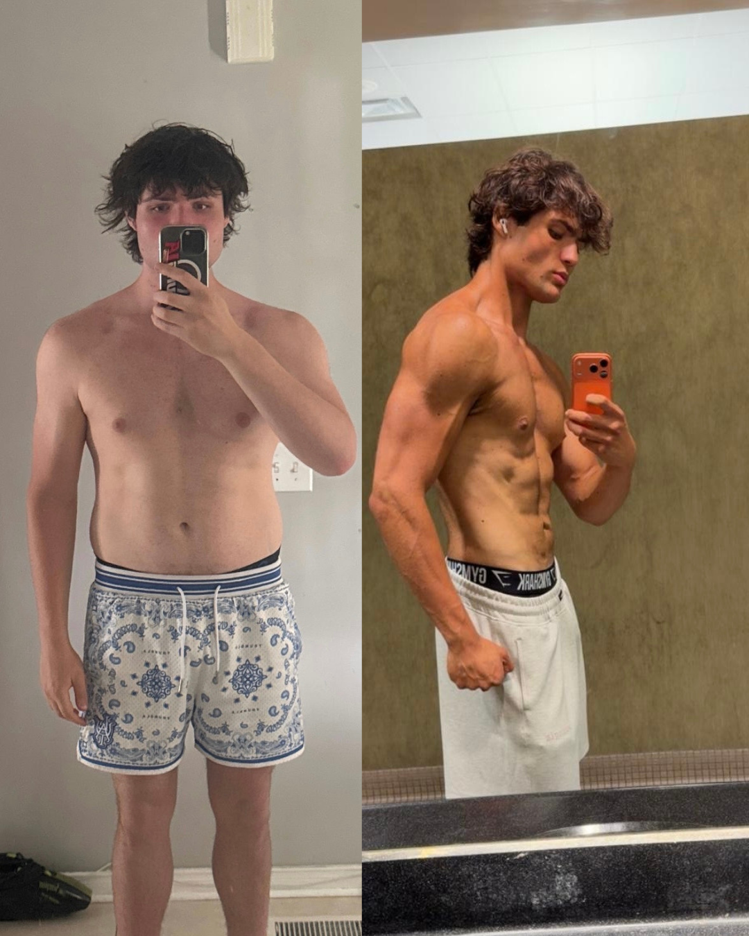 Carson before and after transformation